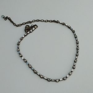 Anthropologie crystal choker necklace